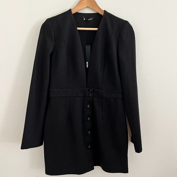 REVOLVE Krisa Black Blazer Mini Dress NWT - Picture 2 of 11